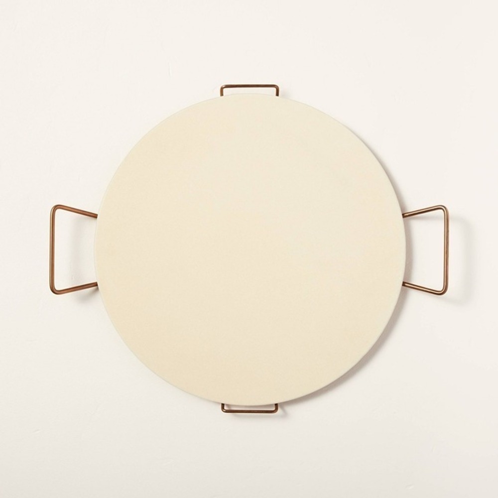 15" Round Pizza Stone with Metal Rack - Hearth & Hand Magnolia, Target